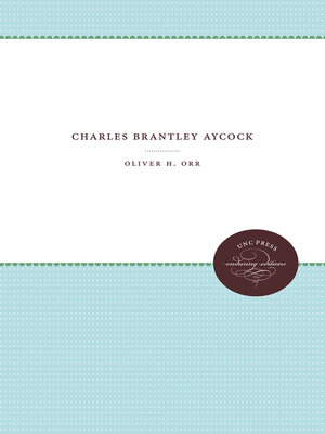 cover image of Charles Brantley Aycock